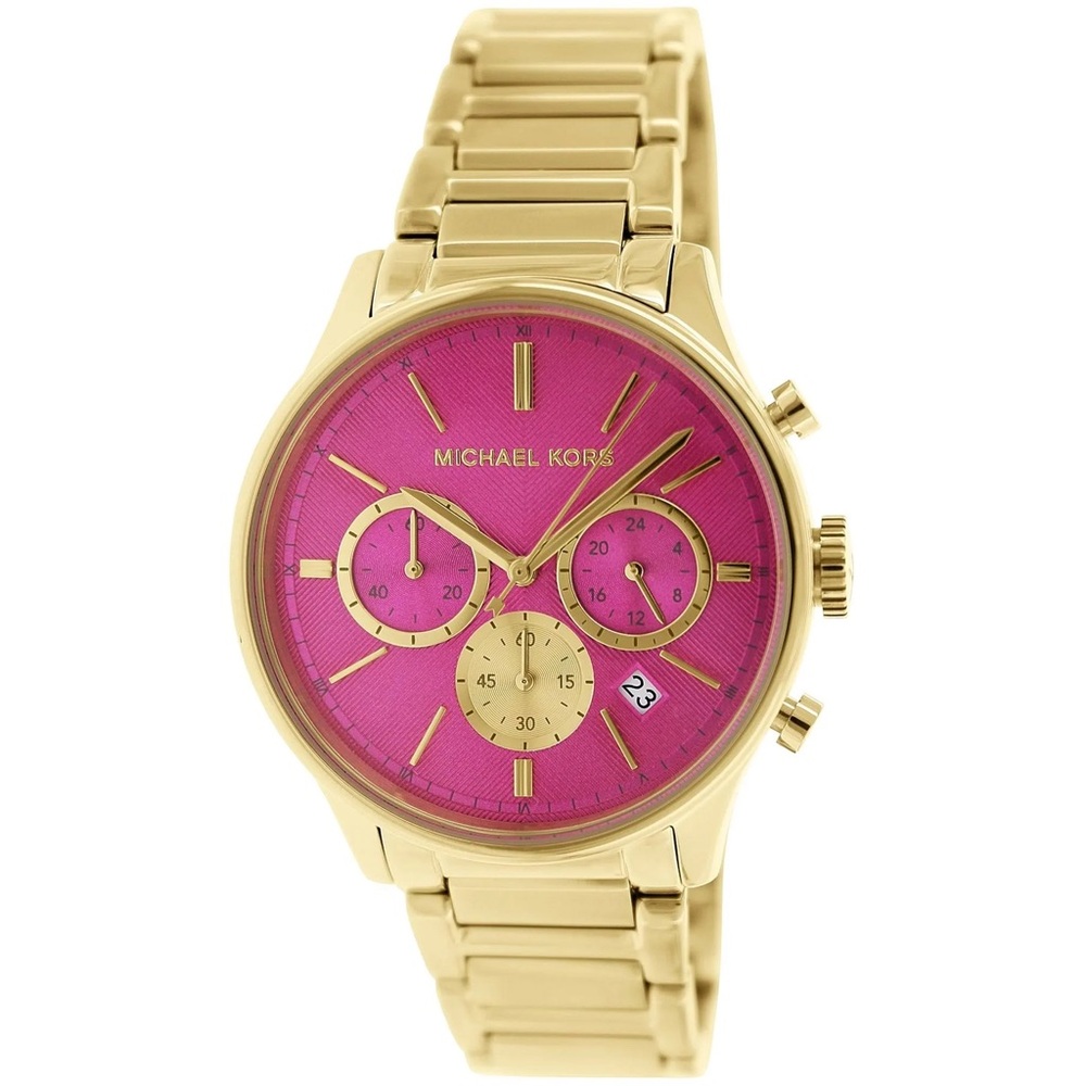 Michael Kors MK5909 gold and pink watch